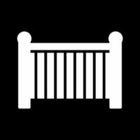 Baby Cot Vector Icon