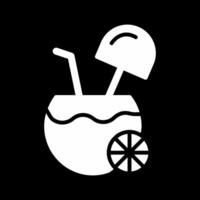 Coconut Drink Vector Icon