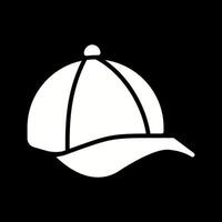 icono de vector de gorra de verano