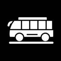 icono de vector de bus