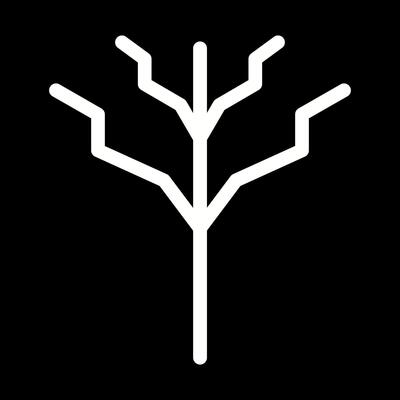 Tree with no leaves Vector Icon