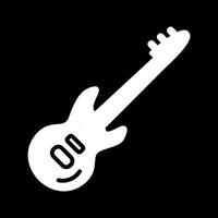 icono de vector de guitarra