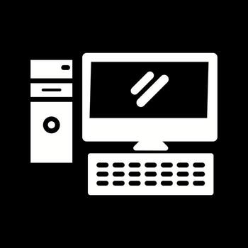 Computer Vector Icon