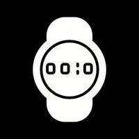 icono de vector de reloj deportivo