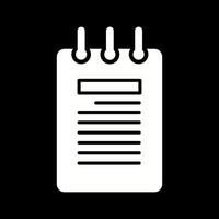 Notepad Vector Icon