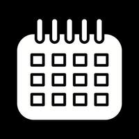 Marked Calendar Vector Icon