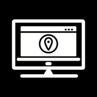 Location Web Advertising Vector Icon