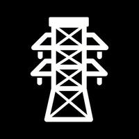 icono de vector de torre de electricidad