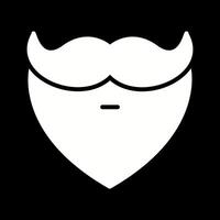 barba y Bigote yo vector icono