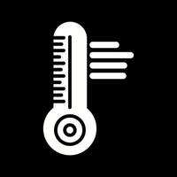 icono de vector de temperatura