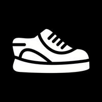 icono de vector de zapato