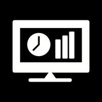 Online Stats Vector Icon