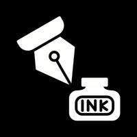 Ink and Pen Vector Icon