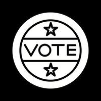 Vote Sticker Vector Icon