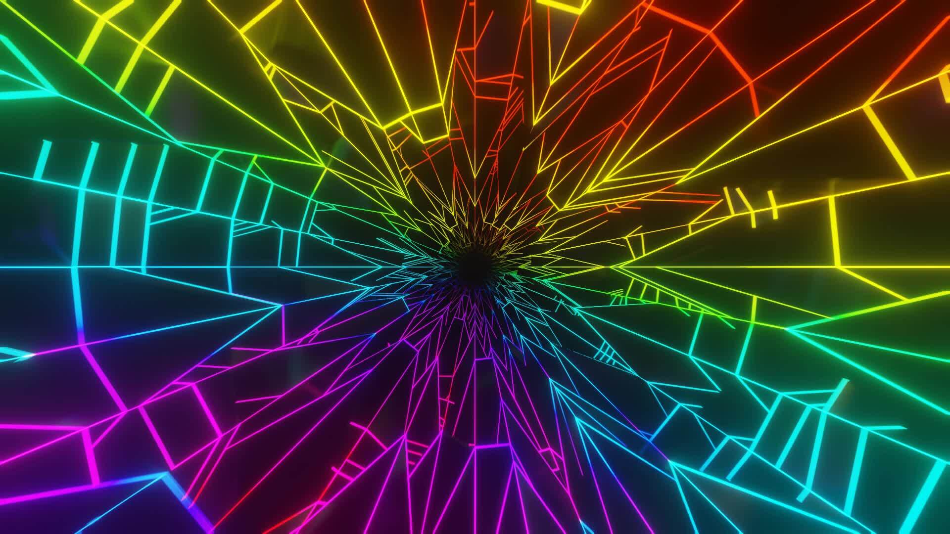 Video loop background with colorful abstract swirling multicolored lines 40245307 Stock Video at