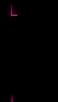 vertical background animation. abstract animation of neon light falling from top to bottom and hitting the plane. cool vertical background animation video