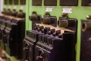 keyboard set in old chemical factory photo