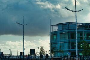 Modern building in Hull, England photo