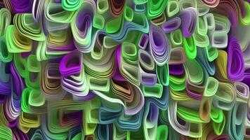 AI generated Abstract twisted holographic animation.Abstract liquid gradient background animation. video