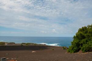 The Capelinhos vulcano in Faial Island, Azores photo