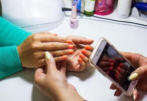 person in the beauty salon photo