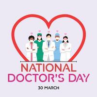 National Doctors Day vector