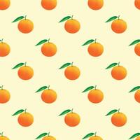 Grapefruit Seamless Pattern Design vector