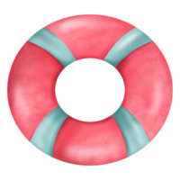 Lifebuoy ring and swimming ring illustration. png