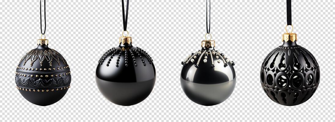 Christmas Ornament Black And White Stock Photos, Images and Backgrounds