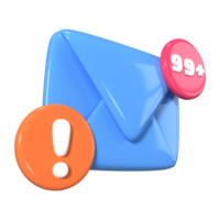 Spam 3D Illustration Icon png