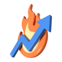 Trends 3D Illustration Icon png