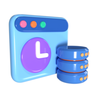 Cache 3D Illustration Icon png