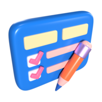 E-Form 3D Illustration Icon png