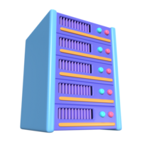 server 3d illustration ikon png