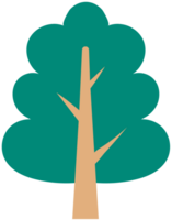 mignonne gros arbre clipart png