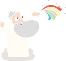 caricatura, garabato, dios, en, nube png