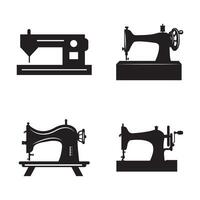 sewing machine icon logo vector design template