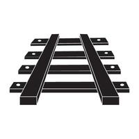 railroad icon logo vector design template