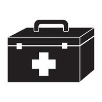 First aid box icon logo vector design template