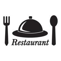 restaurante icono logo vector diseño modelo