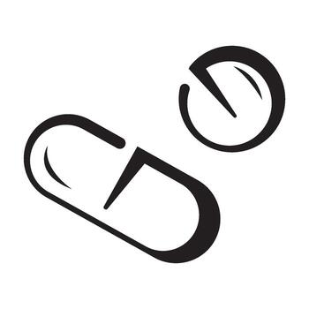 medicina icono logo vector diseño modelo