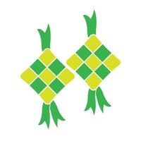ketupat icono logo vector diseño modelo
