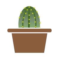 cactus icono logo vector diseño modelo