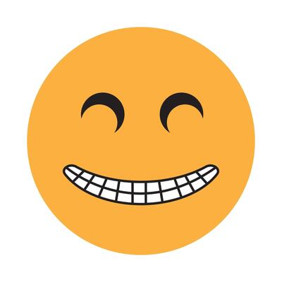 smile icon logo vector design template