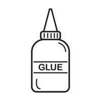 glue icon logo vector design template