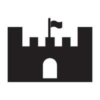 fortress icon logo vector design template