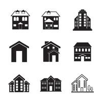 building icon logo vector design template