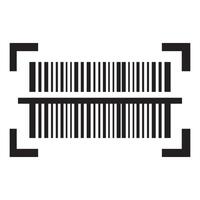 barcodes icon logo vector design template