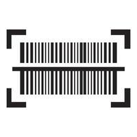 barcodes icon logo vector design template