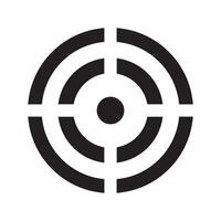 target accuracy icon logo vector design template